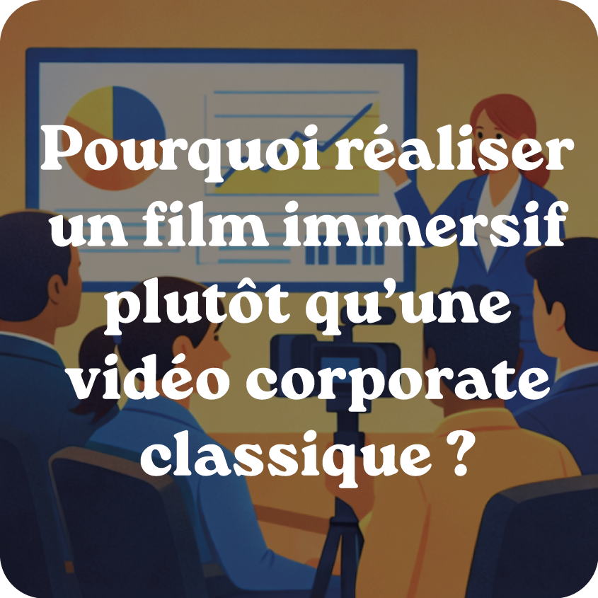 Pourquoi réaliser un film d’entreprise immersif plutôt qu’une vidéo corporate classique ?
